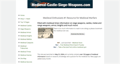 Desktop Screenshot of medieval-castle-siege-weapons.com