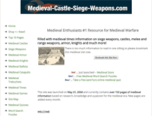 Tablet Screenshot of medieval-castle-siege-weapons.com